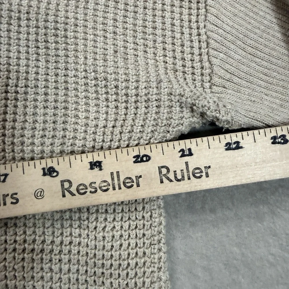 Michael Kors Sweater Womens Size S Cream Textured Knit Turtleneck Pullover Cozy